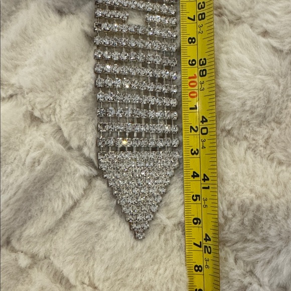 Silver Rhinestone Belt - Picture 10 of 11